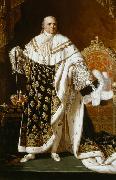 Robert Lefevre Portrait of Louis XVIII in coronation robes Spain oil painting artist